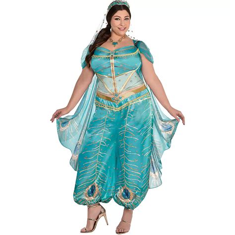 Plus Size Jasmine Whole New World Costume For Adults Aladdin Live
