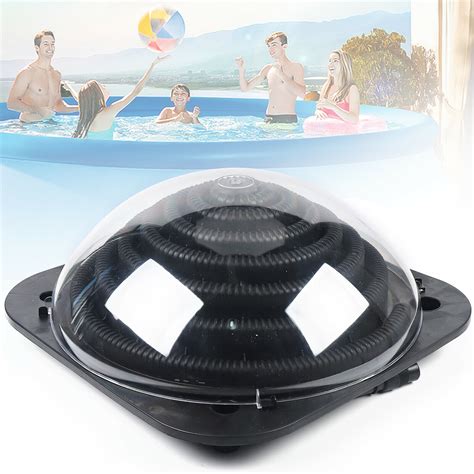 Black Outdoor Solar Dome Inground And Above Ground Swimming Pool Water