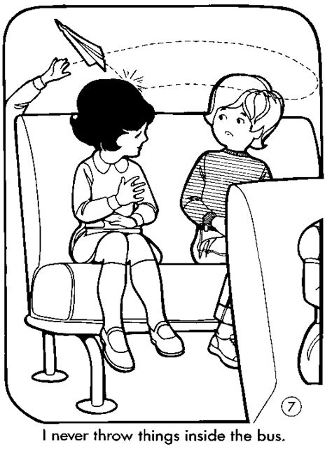 Nursery rhymes and fables » nursery rhymes » wheels on the bus. school_bus_safety_coloring_pages_006.gif (528×726 ...
