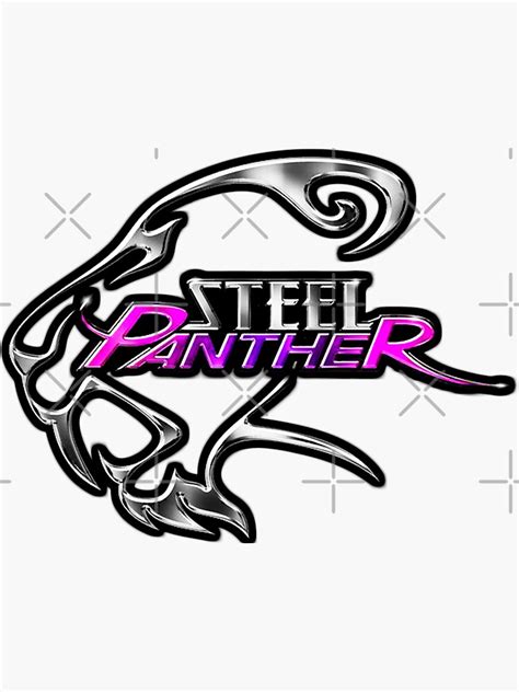 Steel Panther Band Logo Sticker By Ctightbv Redbubble