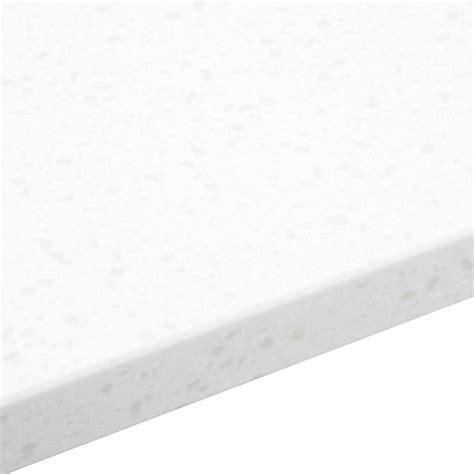 Gemini White Earthstone Worktop With Sink And Drainer L1800mm Diy At Bandq