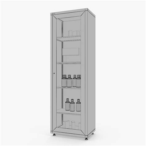 Cabinet For Medicines M1 3D Model $19 - .obj .max .fbx ...