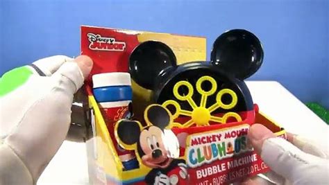 Disney Mickey Mouse Clubhouse Bubble Machine Toy Bonus Hidden Mickey