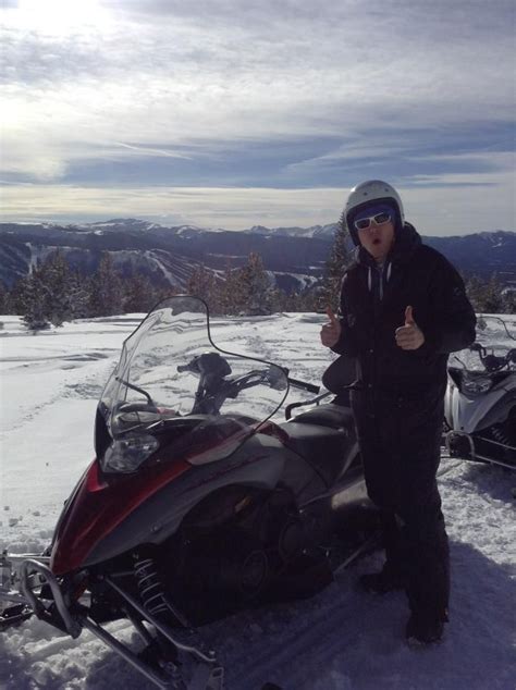 Snowmobile Tour In Winter Park Colorado Rode Up 12000ft To The