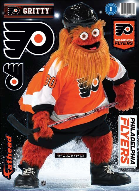 Gritty Philadelphia Flyers NHL Hockey Fathead | Philadelphia flyers, Philadelphia flyers funny ...