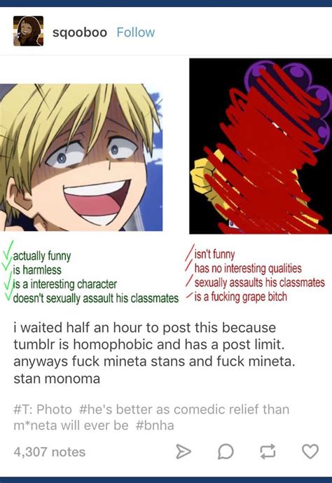 I Actually Like Monoma Cuz Every Time He Shows Up I Never Stop Laughing