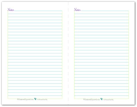 note page and to do list printables reader request