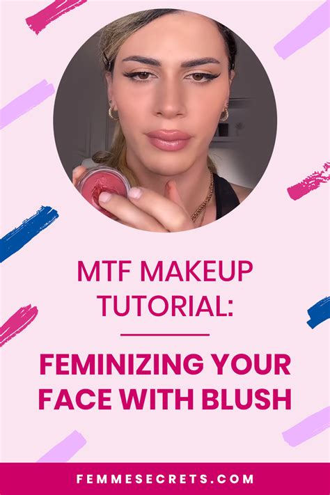 learn how to transform and feminize your face with blush in this mtf makeup tutorial for