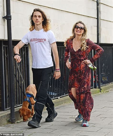 Emma Rigby And Jonathan Barnwell Enjoy Notting Hill Dog Walk Daily