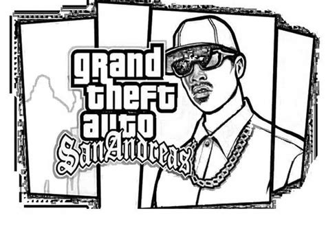 Gta V Coloring Pages