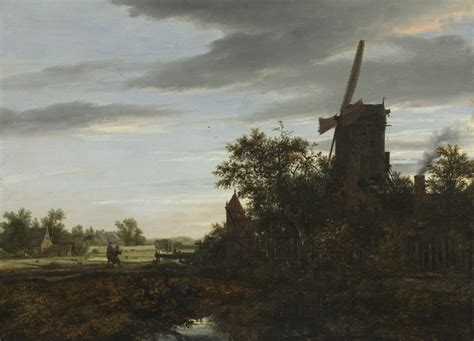Landscape With A Windmill Jacob Van Ruisdael