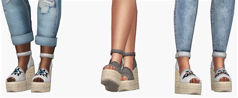 Sims 4 Wedges And Wedge Heels Best Cc To Download Fandomspot