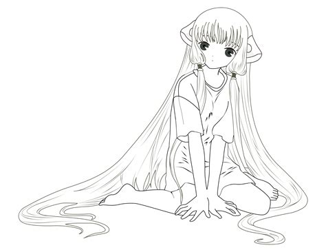 Coloriage fille manga kawaii a imprimer. coloriage personnage fillette manga gratuit - Artherapie.ca