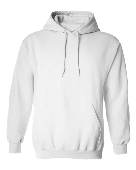 White Hoodie Jacket Without Zipper Cutton Garments