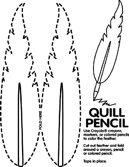 Search through 623,989 free printable colorings at getcolorings. Quill Pencil Coloring Page | crayola.com