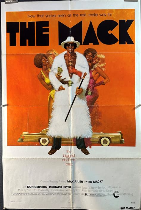 The Mack Original Blaxploitation Vintage Movie Poster Original Vintage Movie Posters