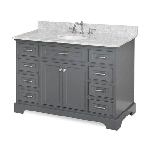 Marble bathrooms marble continues to be one of the biggest bathroom trends this year. This bathroom vanity set includes a cabinet with soft ...