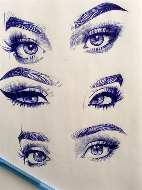 Drawing Eyes Sketch Makeup Art Eyelashes Easy Beginners Eyelashes Eye