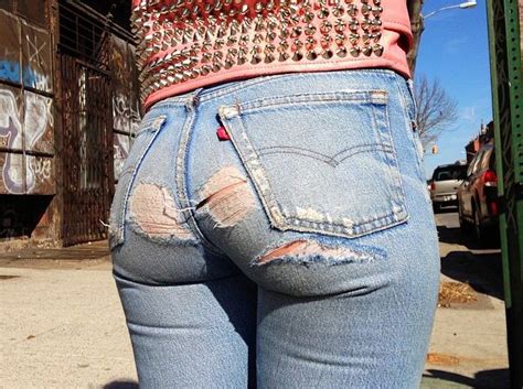 Sexy Butt Slit Ripped Jeans Is Now Popular Among Girls Funnymadworld Love To See My Wife In