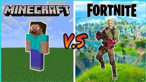 Minecraft Vs Fortnite Youtube