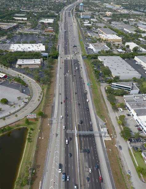 I 95 From The Golden Glades Interchange In Miami Dade County To Broward