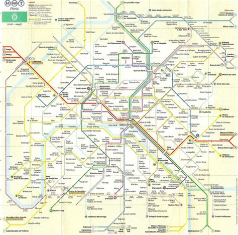 Cartina Metropolitana Di Parigi