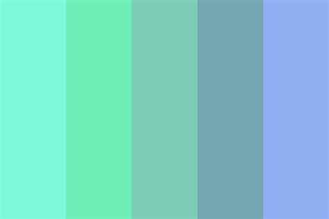 Aquamarine Color Palette Aqua Color Palette Color Palette Palette