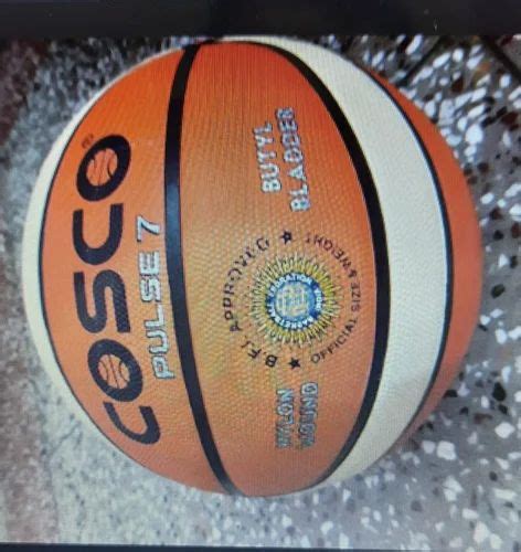 Red Sports Cosco Leather Basketball At Rs 500 In Pune Id 27000032130