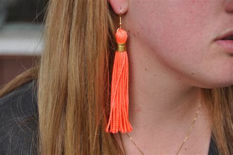 Arrange them into a bunch and fold them together in the middle. No Hassle Tassel Earrings Tutorials - The Beading Gem's ...