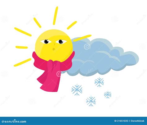 Winter Sun Stock Vector Illustration Of Season Snow 21651035