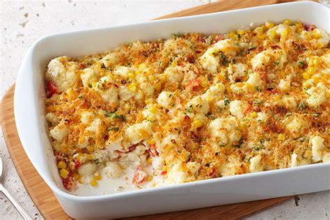 Creamy baked cauliflower is a great side dish for special occasions, but it's also perfect for making get out the casserole dish for our creamy baked cauliflower recipe. Creamy Baked Cauliflower - My Food and Family