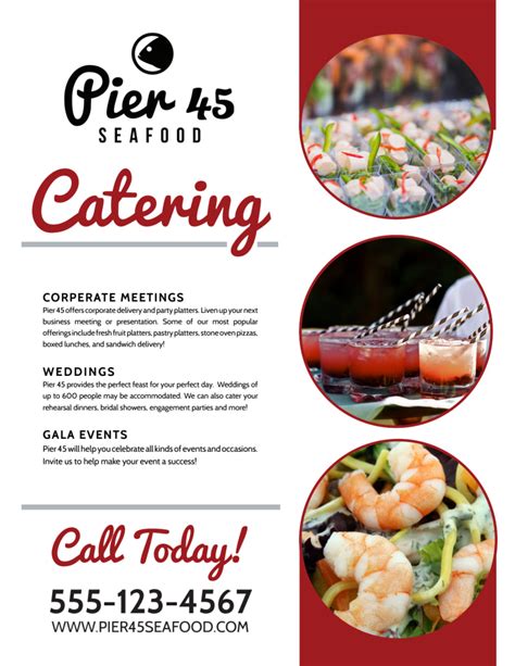 Holiday Catering Flyers