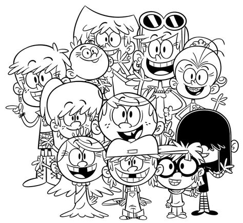 The Loud House Coloring Pages Free Printable Coloring Pages For Kids