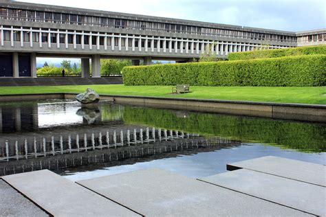Sfu Quad Reflecting Pool Erickson Massey Architects Flickr