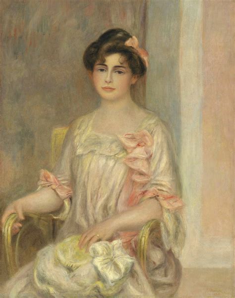 Pierre Auguste Renoir 1841 1919 Portrait De Madame Josse Bernheim