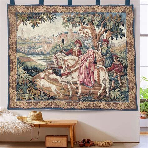 3x4 Vintage French Tapestry Wall Hangings Kitchen Tapestry Goblins Home