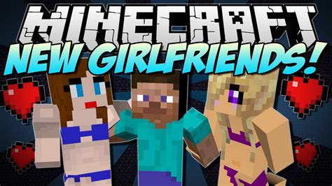 Minecraft New Girlfriends Bikinis Fighting And Love Mod Showcase