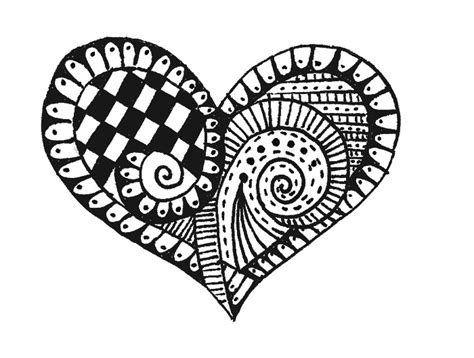 See more ideas about heart doodle, zentangle patterns, coloring pages. artyful: Heart Zentangle