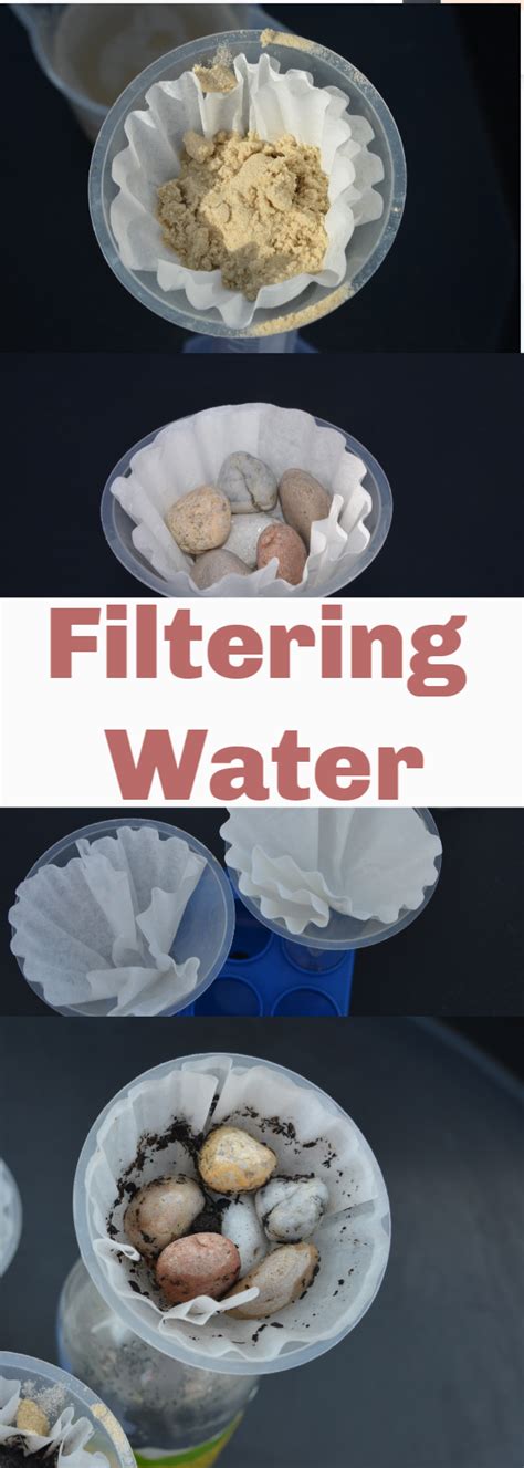 Homemade Water Filter Science Project Water Science Experiments