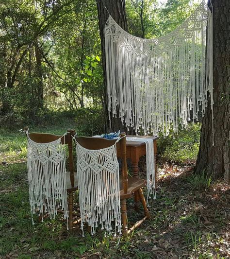 Check spelling or type a new query. image 0 | Macrame backdrop, Macrame wall hanging, Large ...