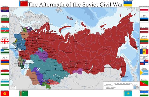 Fixed Map Of The Former Soviet Union After A Slightly More Successful
