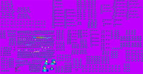 Megaman Sprite Sheet 8 Bit Sprites Megaman X8 In 32 Bit Incompleted