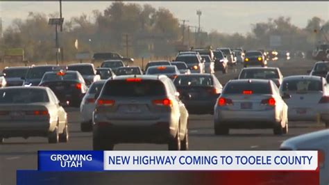 Udot Hopes New Highway Near Tooele Will Ease Traffic Problems Tooele Traffic Highway