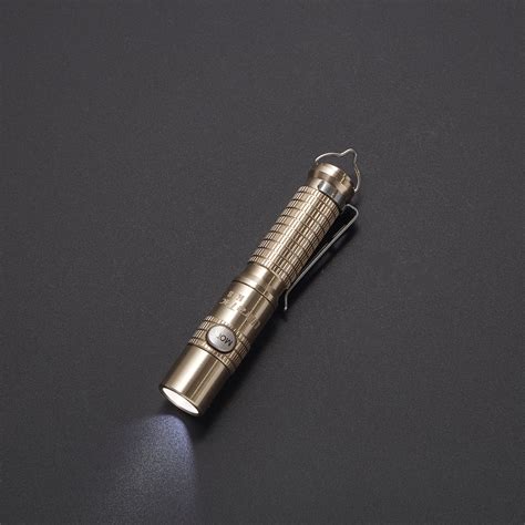 Ultratac K18 Keychain Flashlight Brass Polished Ultratac