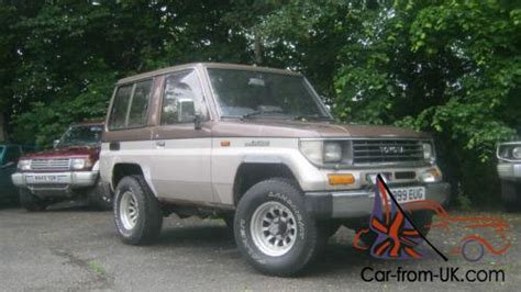 Aa cars works closely with thousands of uk used car dealers to bring you one of the largest selections of toyota land cruiser cars on the market. 1991 TOYOTA LAND CRUISER 2.5 TD SX FJ70 SWB AUTO LOW MILES CLASSIC USABLE 4X4