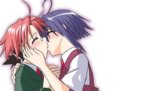 Anime Kissing Wallpapers Wallpaper Cave