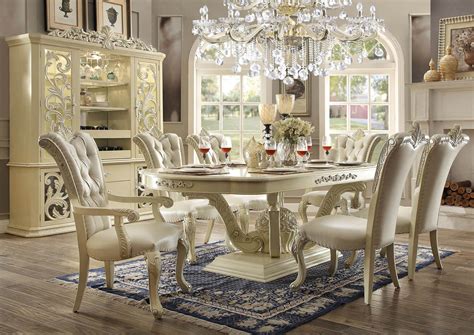 9 Piece Homey Design Marbella Hd 27 Dining Set Usa Furniture