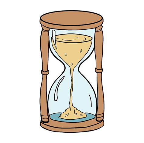 How To Draw An Hourglass Really Easy Drawing Tutorial