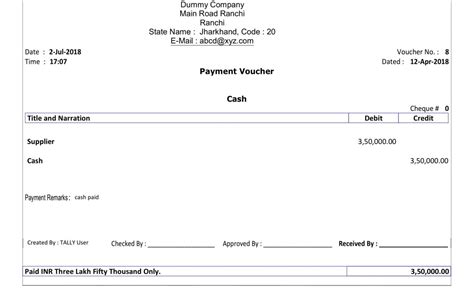 How to make a template. Explore Our Example of Cheque Payment Voucher Template in 2020 | Payment, Voucher, Templates