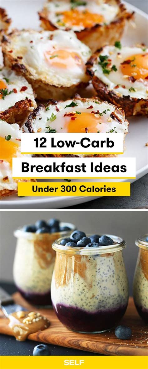 Ready for a healthy and tasty breakfast? 12 Low-Carb Breakfast Ideas Under 300 Calories | Under 300 calorie meals, 300 calorie meals, 300 ...